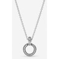 Collar Aro Doble Brillante con Circonitas