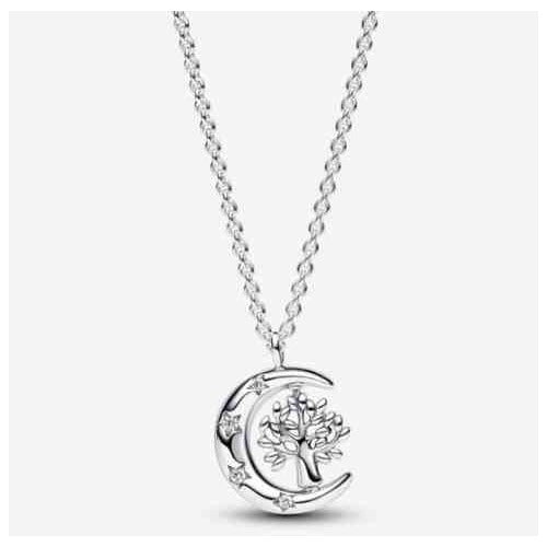 Collar Luna y Árbol de la Vida