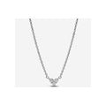 Collar Corazón Brillante de Plata
