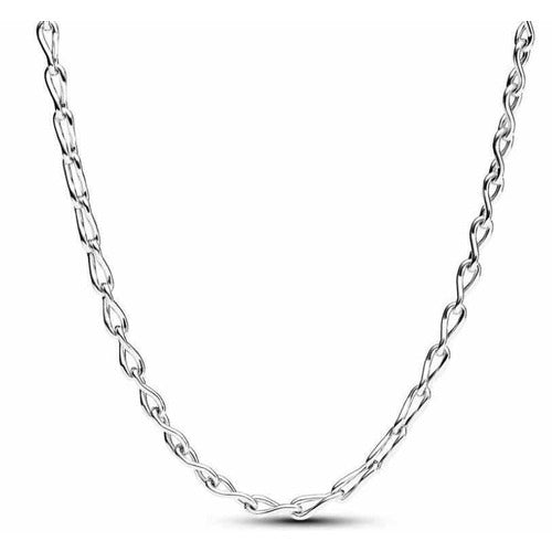 Collar Cadena Elongada Moderna Plata 925