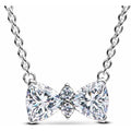 Collar Elegante con Dije de Lazo Brillante