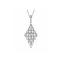Collar con dije de tipo diamantes