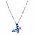 Collar Mariposa Azul Brillante
