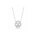 Collar Corazones Entrelazados con Corona