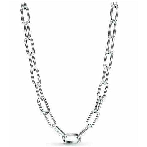 Collar de Eslabones de Plata Elegantes