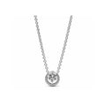 Collar Brillante Infinito de Plata con Circonita