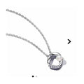 Collar de Plata con tipo Perla y Circonitas