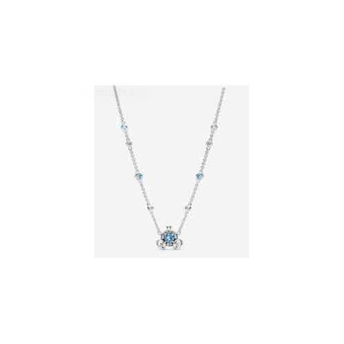 Collar Carruaje Encantado con Circonitas Azules