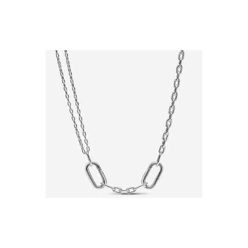 Collar Cadena Doble Ovalada Elegante