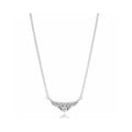 Collar Corazón Brillante de Plata Esterlina