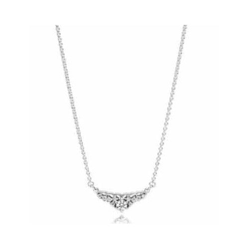 Collar Corazón Brillante de Plata Esterlina