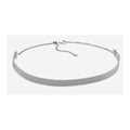 Collar Malla Metálica Brillante Ajustable