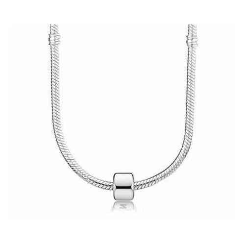 Collar de Plata con Dije Cilindro