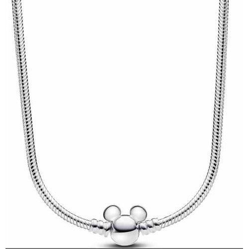 Collar con Dije de Mickey Mouse Plateado