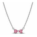Collar con Dije de Moño Rosa