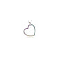 Collar Corazón Arcoíris