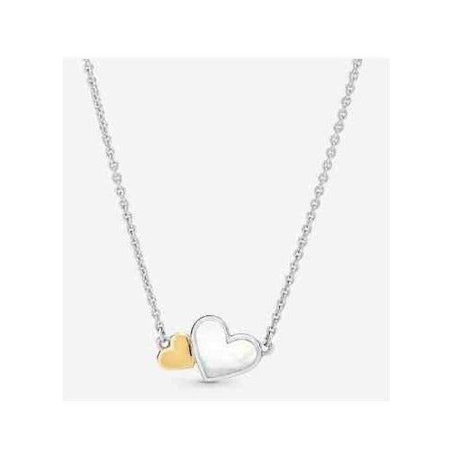 Collar Corazones Entrelazados