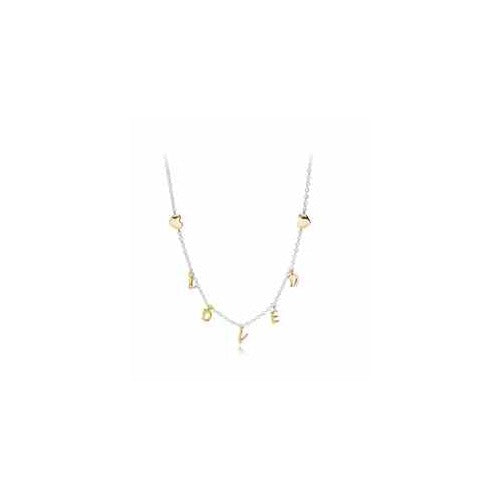 Collar LOVE con estrellas