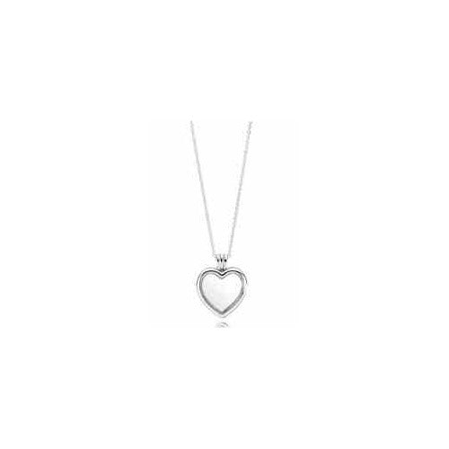 Corazón Plateado Brillante