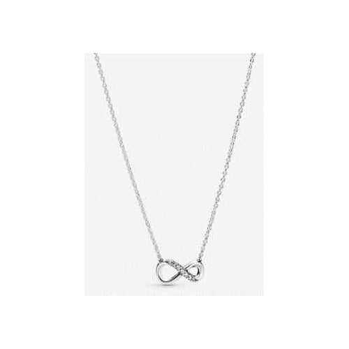 Collar Infinito Brillante de Plata 925