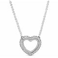 Collar de Corazón con Incrustaciones