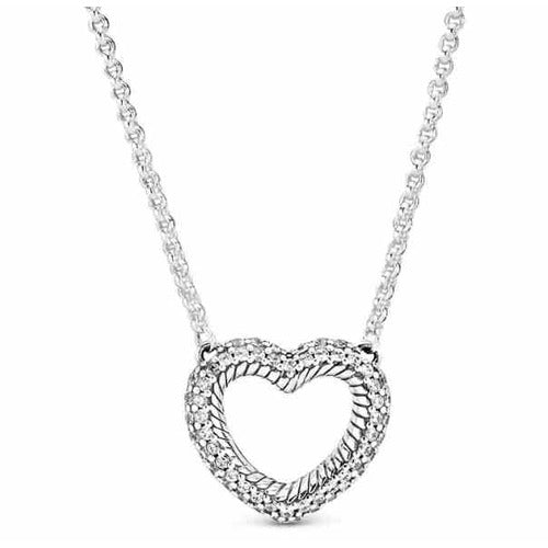 Collar de Corazón con Incrustaciones