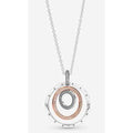 Collar Tipo Pan Doble Aro Interconectado