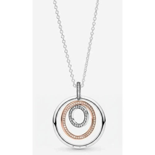 Collar Círculos Interconectados Radiantes
