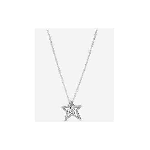 Collar Doble Estrella Brillante