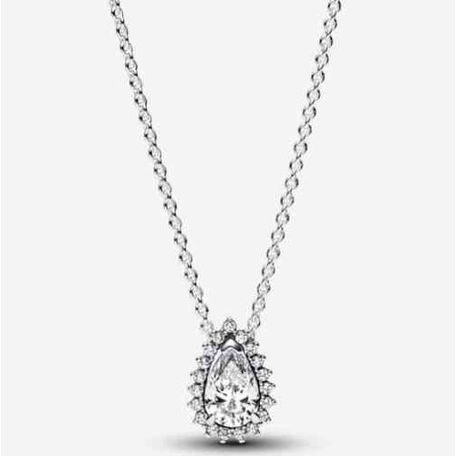 Collar con Dije de Gota de tipo Diamante