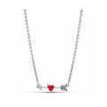 Collar Flecha y Corazón Cupido