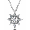 Collar Estrella Brillante con tipo Diamantes