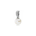 Charm Colgante Perla y Circonitas