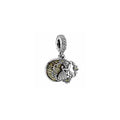 Charm "Bella y Bestia" en Plata Esterlina y Esmalte