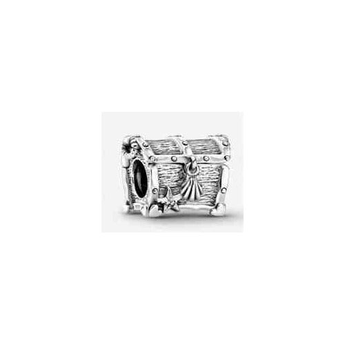 Charm Cofre del Tesoro Pirata en Plata