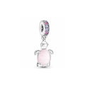 Charm Tortuga Rosa con Circonitas