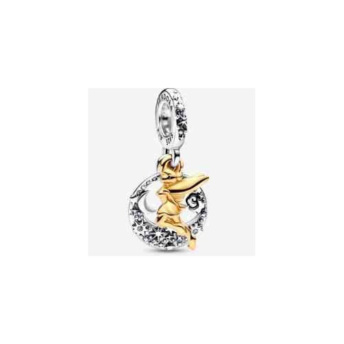 Charm Dije Tinkerbell y Lampara Magica Tipo Pan