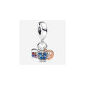 Charm Mariposa con Corazón y Brújula