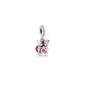 Charm Dije Corazón Mickey y Minnie Mouse