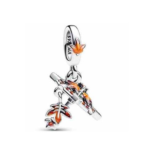 Charm Colgante Hoja de Arce Otoñal