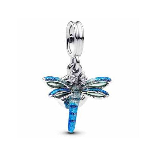 Charm Libélula Azul Reluciente