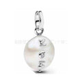 Charm "Mom" con Perla y Diamante