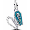 Charm Ataúd con Esqueleto Brillante