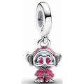 Charm "Niña con corazón" en Plata 925
