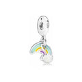 Charm Colgante "Life" Arcoíris y Nube