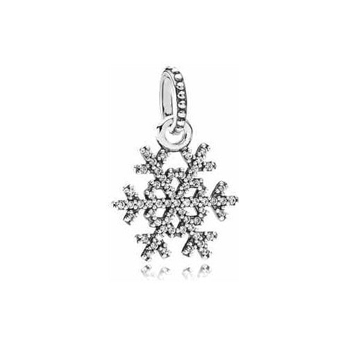 Dije Copo de Nieve Brillante