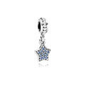 Charm Estrella Azul Brillante