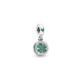 Charm Colgante Trébol de la Suerte Verde