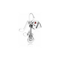 Charm "I Love Music" con Guitarra y Nota Musical