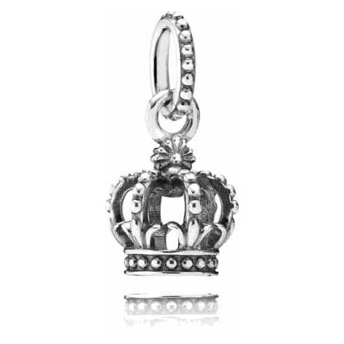 Charm Corona Real en Plata